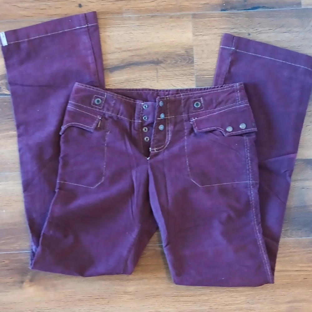Yanuk Burgundy/Purple Pants Size 27